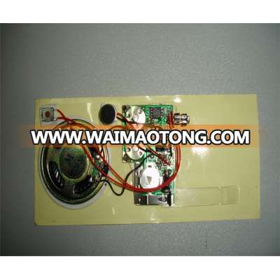 Recordable Optional sound module for card